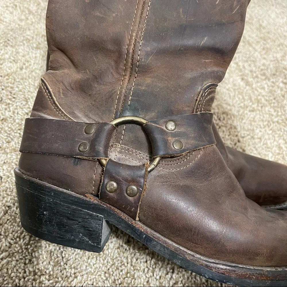 Frye Brown Heeled Boots - Picture 7 of 12